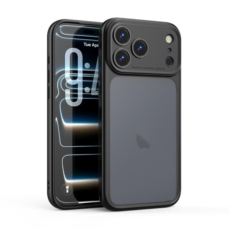 Custodia per telefono trasparente antiurto in policarbonato con fori di precisione., For iPhone 17 Pro Max, For iPhone 17 Pro