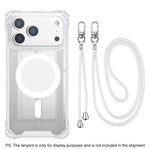 Custodia magnetica antiurto XDcase con fori ai quattro angoli, cordino non incluso., For iPhone 17 Pro Max, For iPhone 17 Pro, For iPhone 17, For iPhone Air