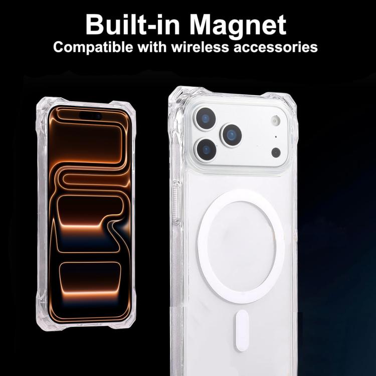 Custodia magnetica antiurto XDcase con fori ai quattro angoli, cordino non incluso., For iPhone 17 Pro Max, For iPhone 17 Pro, For iPhone 17, For iPhone Air