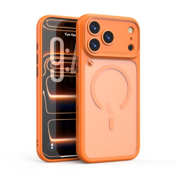 Custodia magnetica trasparente antiurto per telefono in PC con fori di precisione., For iPhone 17 Pro Max, For iPhone 17 Pro
