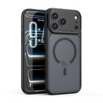 Custodia magnetica trasparente antiurto per telefono in PC con fori di precisione., For iPhone 17 Pro Max, For iPhone 17 Pro
