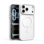 Custodia magnetica trasparente antiurto per telefono in PC con fori di precisione., For iPhone 17 Pro Max, For iPhone 17 Pro
