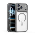 Custodia magnetica trasparente antiurto per telefono in PC con fori di precisione., For iPhone 17 Pro Max, For iPhone 17 Pro