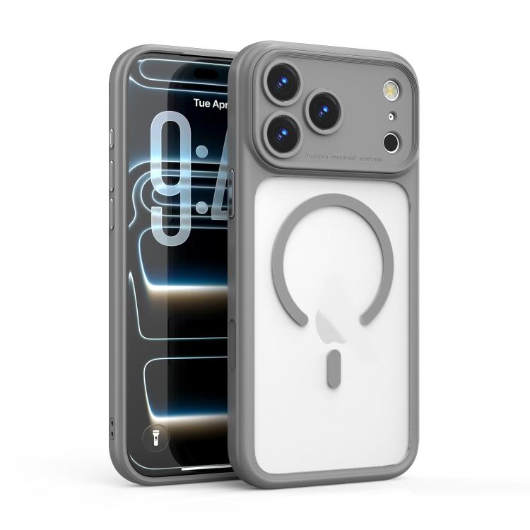 Custodia magnetica trasparente antiurto per telefono in PC con fori di precisione., For iPhone 17 Pro Max, For iPhone 17 Pro