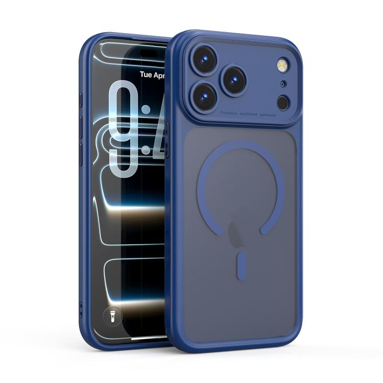 Custodia magnetica trasparente antiurto per telefono in PC con fori di precisione., For iPhone 17 Pro Max, For iPhone 17 Pro