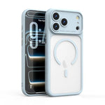 Custodia magnetica trasparente antiurto per telefono in PC con fori di precisione., For iPhone 17 Pro Max, For iPhone 17 Pro