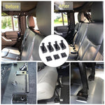 Kit di inclinazione del sedile con interruttore di regolazione del sedile posteriore dell'auto, distanziatori del sedile per Jeep Wrangler, A3776