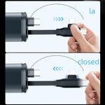 Lettore MP3 Bluetooth per auto F9 con caricatore rapido e cavo retrattile, F9 with Retractable Cable