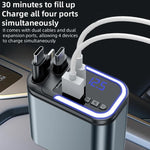 Lettore MP3 Bluetooth per auto F9 con caricatore rapido e cavo retrattile, F9 with Retractable Cable
