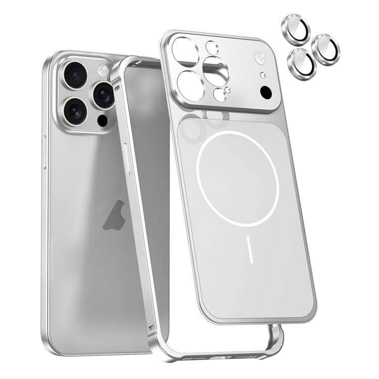 Passa alla custodia magnetica per telefono con cornice in metallo e lente della serie 17 X1, For iPhone 14 Pro, For iPhone 14 Pro Max, For iPhone 13 Pro Max, For iPhone 13 Pro