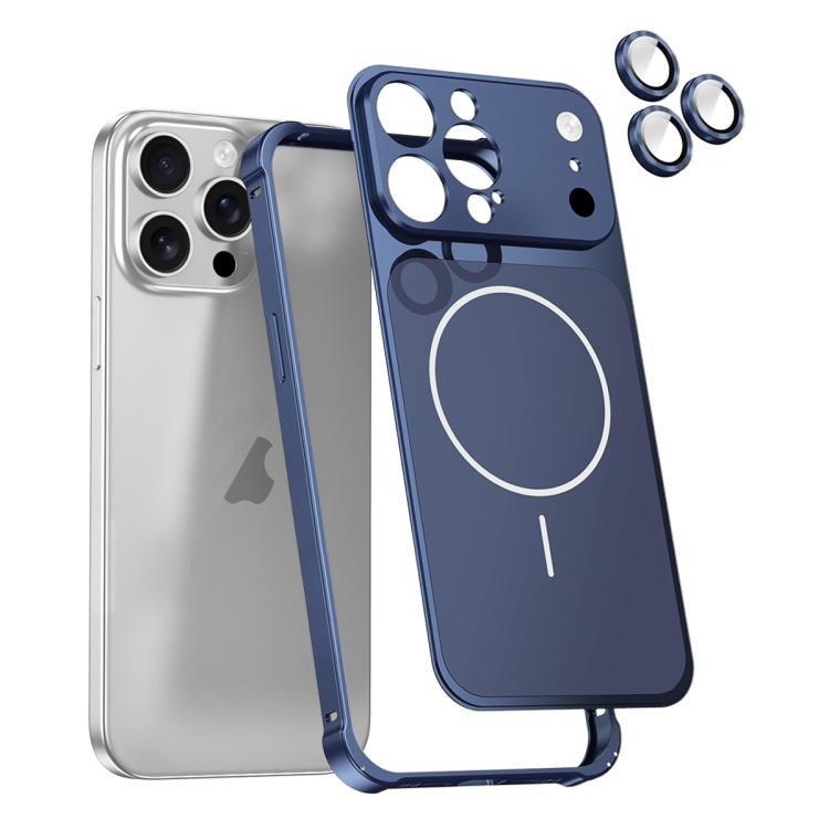 Passa alla custodia magnetica per telefono con cornice in metallo e lente della serie 17 X1, For iPhone 14 Pro, For iPhone 14 Pro Max, For iPhone 13 Pro Max, For iPhone 13 Pro