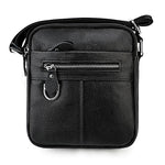 Borsa a tracolla da uomo casual in vera pelle