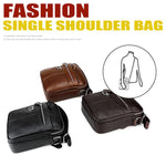 Borsa a tracolla da uomo casual in vera pelle
