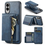 Fierre Shann Oil Wax Vegan Leather Magnetic Card Holder Retro Phone Case, For Galaxy S25 Edge 5G, For Galaxy S25 5G, For Galaxy S25+ 5G, For Galaxy S25 Ultra 5G