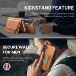 Fierre Shann Oil Wax Vegan Leather Magnetic Card Holder Retro Phone Case, For Galaxy S23 FE 5G, For Galaxy S23 Ultra 5G, For Galaxy S23+ 5G, For Galaxy S23 5G