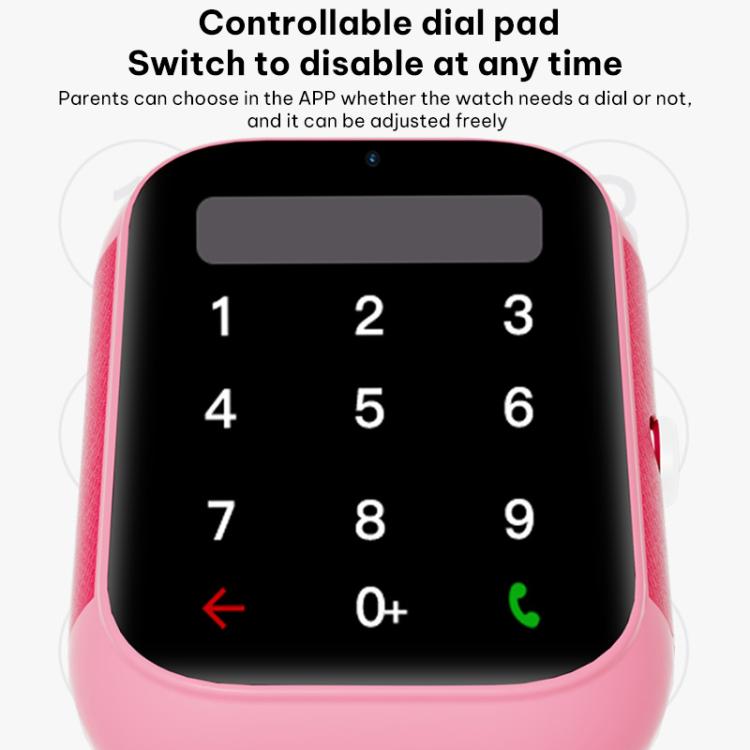 Smartwatch per bambini FA96 con schermo da 1,57 pollici, rete 4G e tracciamento GPS.