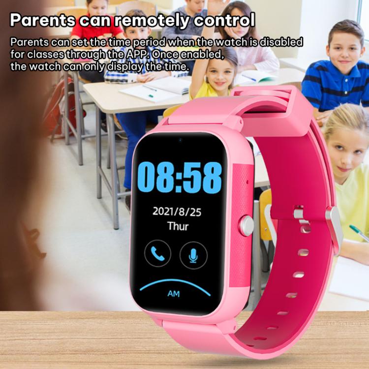 Smartwatch per bambini FA96 con schermo da 1,57 pollici, rete 4G e tracciamento GPS.