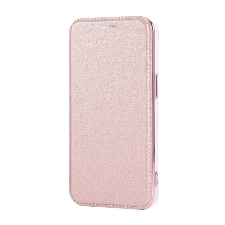 Custodia per telefono ultra sottile in ecopelle con supporto girevole e placcatura magnetica., For iPhone 14 Pro Max, For iPhone 13 Pro Max, For iPhone 13 Pro