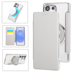 Custodia per telefono ultra sottile in ecopelle con supporto girevole e placcatura magnetica., For Samsung Galaxy S25 / S24 5G, For Samsung Galaxy S25+ / S24+ 5G, For Samsung Galaxy S25 Ultra 5G