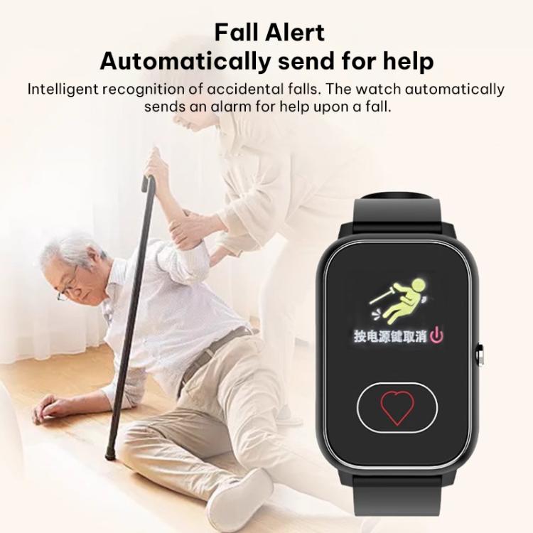 Smartwatch FA96S con schermo da 1 pollice, rete 4G e tracciamento GPS, ideale per anziani., Eurasia-Africa Version, American Version
