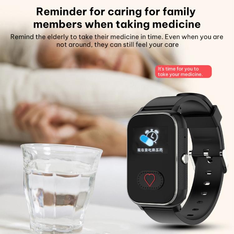 Smartwatch FA96S con schermo da 1 pollice, rete 4G e tracciamento GPS, ideale per anziani., Eurasia-Africa Version, American Version