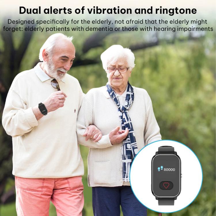 Smartwatch FA96S con schermo da 1 pollice, rete 4G e tracciamento GPS, ideale per anziani., Eurasia-Africa Version, American Version