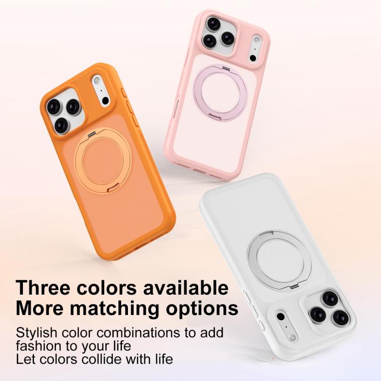 Custodia per telefono magnetica con supporto girevole, antimacchia e supporto girevole, delicata sulla pelle., For iPhone 17 Pro Max, For iPhone 17 Pro
