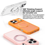 Custodia per telefono magnetica con supporto girevole, antimacchia e supporto girevole, delicata sulla pelle., For iPhone 17 Pro Max, For iPhone 17 Pro