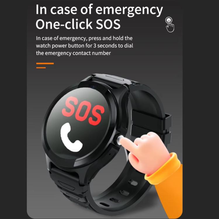 Smartwatch per bambini FA103 con schermo da 1,28 pollici, rete 4G e tracciamento GPS.