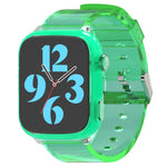 Orologio intelligente per bambini FA100 con schermo da 1,83 pollici, rete 4G, tracciamento GPS e luce lampeggiante.