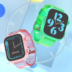 Orologio intelligente per bambini FA100 con schermo da 1,83 pollici, rete 4G, tracciamento GPS e luce lampeggiante.