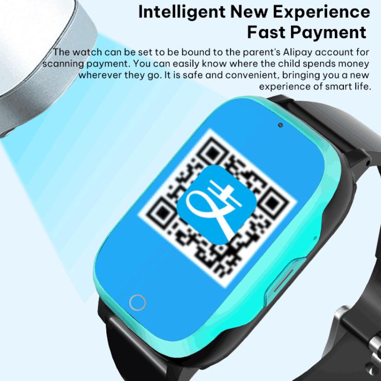 Smartwatch per bambini FA83 con schermo da 1,69 pollici, rete 4G e tracciamento GPS., Eurasia-Africa Version, American Version