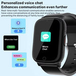 FA83S Smartwatch da 1,69 pollici con rete 4G e GPS, ideale per anziani, con supporto per il monitoraggio della frequenza cardiaca e della pressione sanguigna., Eurasia-Africa Version, American Version
