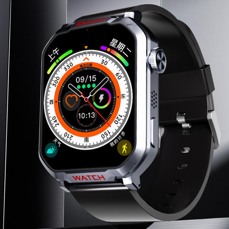 Smartwatch FA82S da 1,83 pollici con rete 4G, GPS, monitoraggio della frequenza cardiaca e della pressione sanguigna.