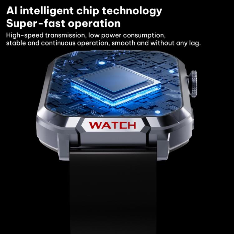 Smartwatch FA82S da 1,83 pollici con rete 4G, GPS, monitoraggio della frequenza cardiaca e della pressione sanguigna.
