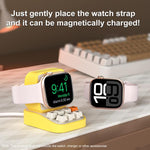 XDcase per Apple Watch, design macchina da scrivere, supporto di ricarica per smartwatch