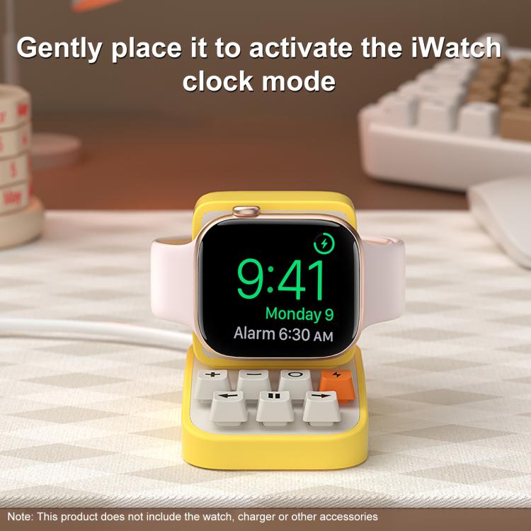 XDcase per Apple Watch, design macchina da scrivere, supporto di ricarica per smartwatch