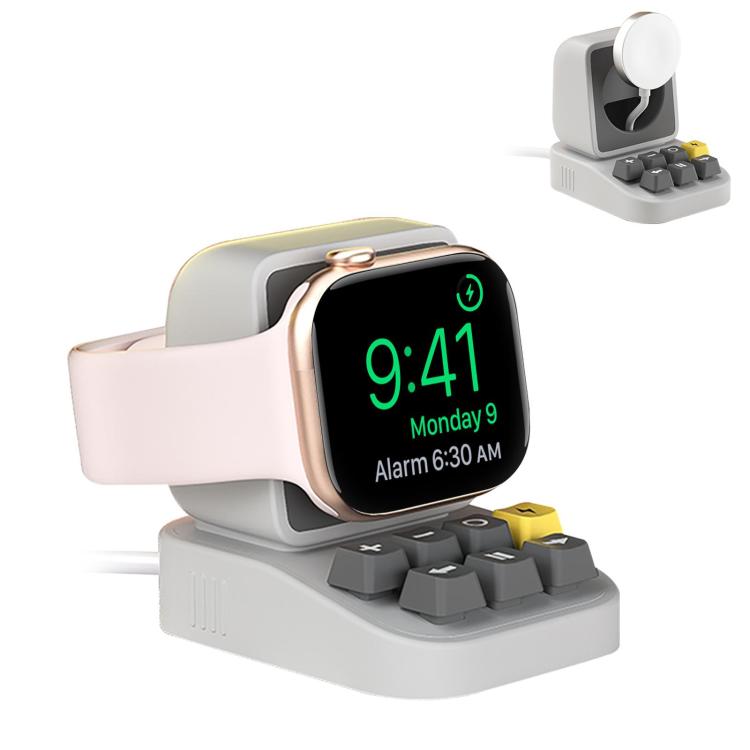 XDcase per Apple Watch, design macchina da scrivere, supporto di ricarica per smartwatch