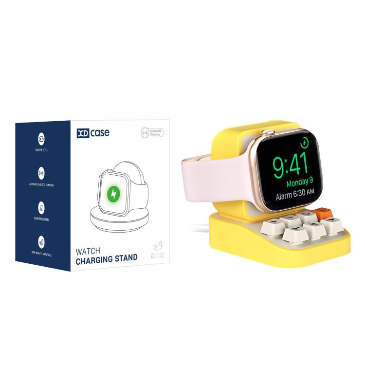 XDcase per Apple Watch, design macchina da scrivere, supporto di ricarica per smartwatch