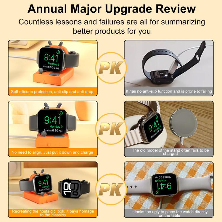 XDcase per Apple Watch, design per computer, supporto di ricarica per smartwatch