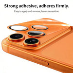XDcase - 2 protezioni integrate per obiettivo fotografico in acrilico satinato traslucido, For iPhone 17 Pro Max, For iPhone 17 Pro