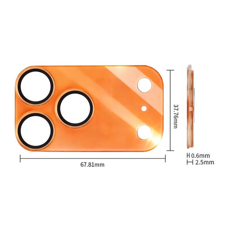 XDcase - 2 protezioni integrate per obiettivo fotografico in acrilico satinato traslucido, For iPhone 17 Pro Max, For iPhone 17 Pro