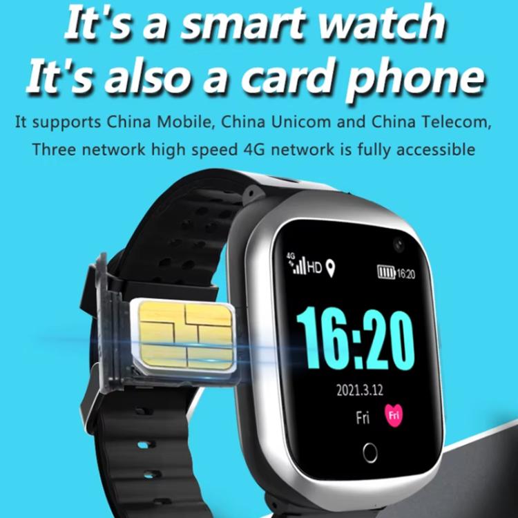 Smartwatch per studenti FA66 con schermo da 1,3 pollici, rete 4G e tracciamento GPS., Eurasia-Africa Version, American Version