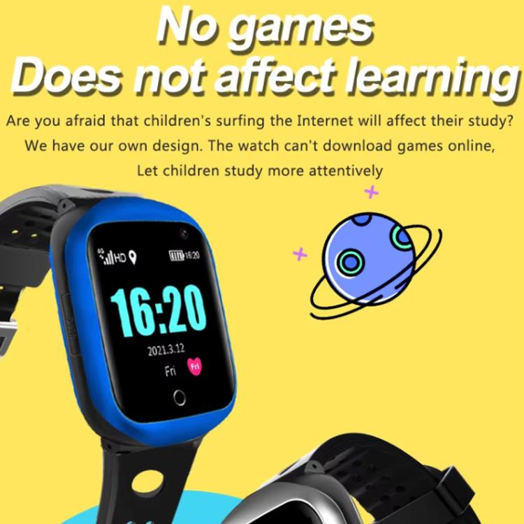 Smartwatch per studenti FA66 con schermo da 1,3 pollici, rete 4G e tracciamento GPS., Eurasia-Africa Version, American Version