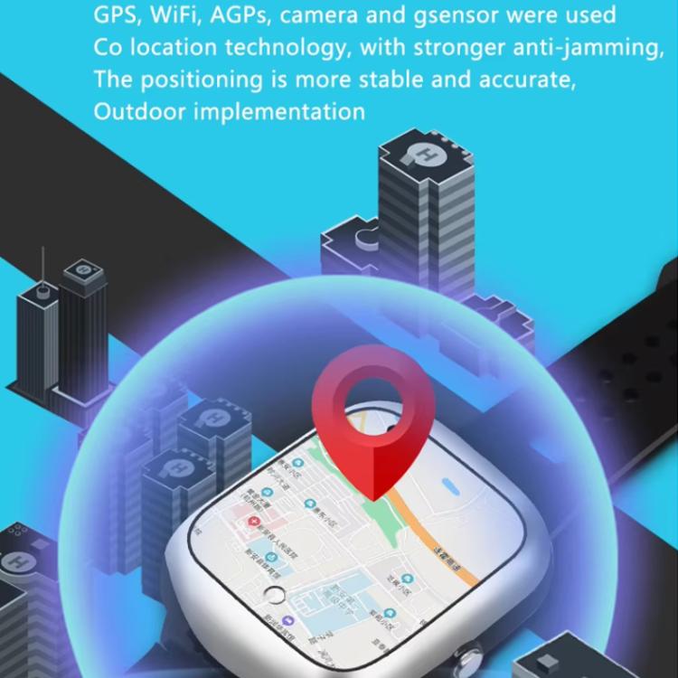 Smartwatch per studenti FA66 con schermo da 1,3 pollici, rete 4G e tracciamento GPS., Eurasia-Africa Version, American Version