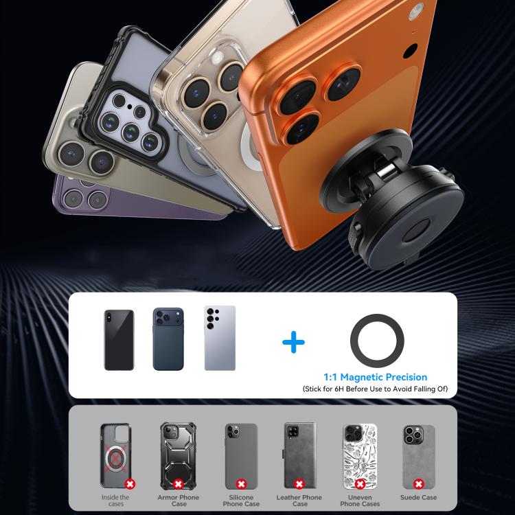 Supporto magnetico pieghevole per telefono da auto JOYROOM JR-ZS510, JR-ZS510