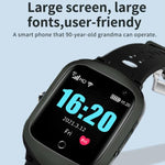 Smartwatch FA66S da 1,3 pollici con schermo da 1,3 pollici, rete 4G, tracciamento GPS, supporto per monitoraggio della frequenza cardiaca e della pressione sanguigna., Eurasia-Africa Version, American Version