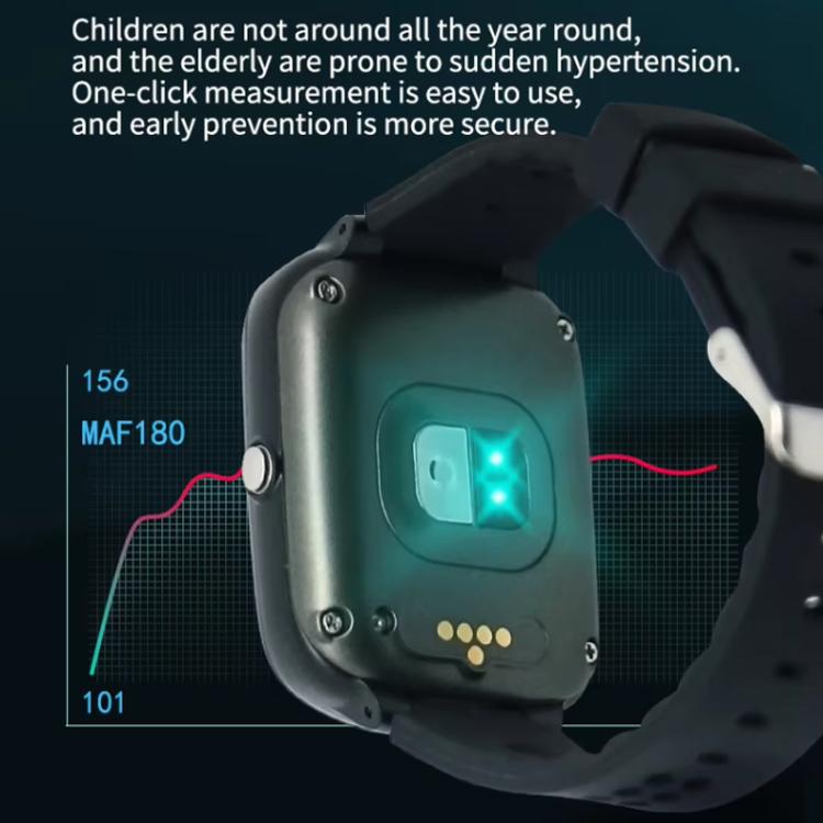 Smartwatch FA66S da 1,3 pollici con schermo da 1,3 pollici, rete 4G, tracciamento GPS, supporto per monitoraggio della frequenza cardiaca e della pressione sanguigna., Eurasia-Africa Version, American Version