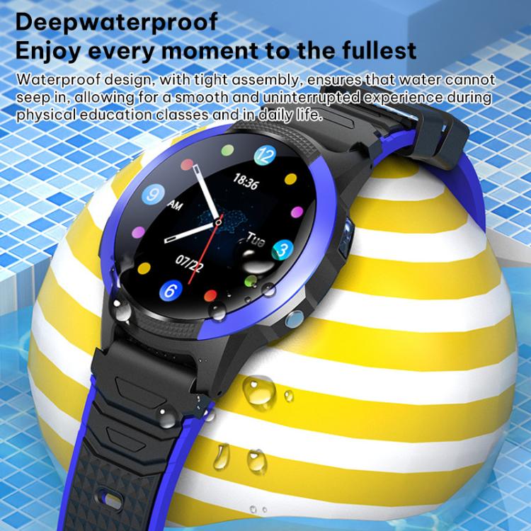Smartwatch per bambini FA56 con schermo da 1,28 pollici, rete 4G e tracciamento GPS., Eurasia-Africa Version, American Version