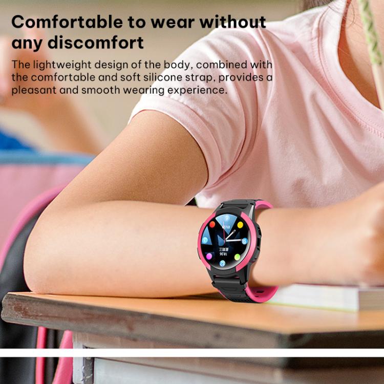Smartwatch per bambini FA56 con schermo da 1,28 pollici, rete 4G e tracciamento GPS., Eurasia-Africa Version, American Version